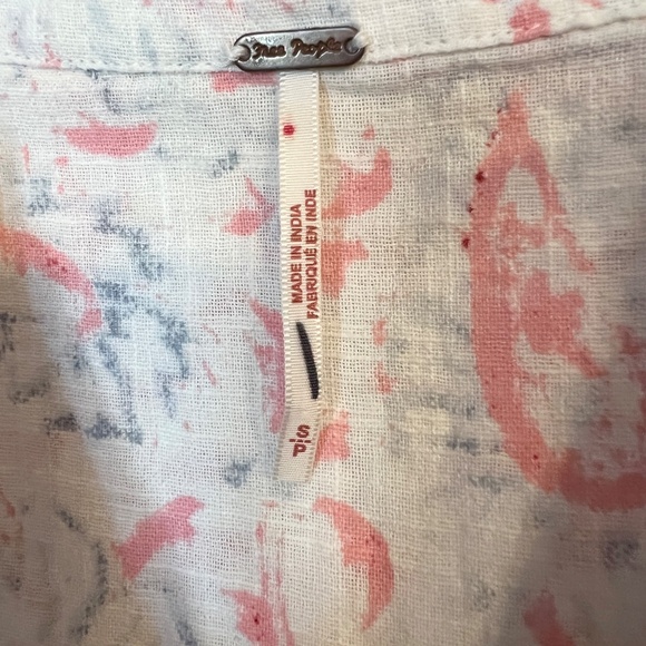 EUC Free People Telly Oversized Floral Print Romper Size SMALL - Picture 7 of 7